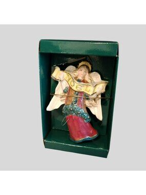 Fitz & Floyd Heirloom Collection Angel Ornament NOEL Christmas Holiday NEW